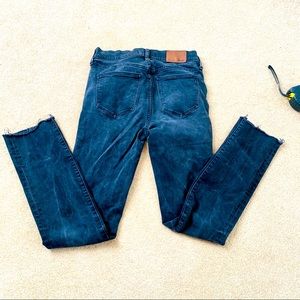 Madewell skinny jeans 26 grey